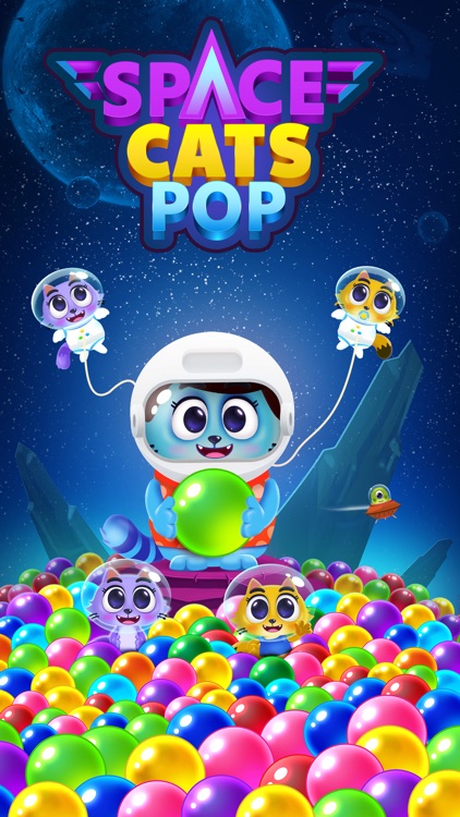 Space Cats Pop: Bubble Shooter screenshot-0