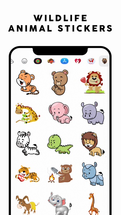 Screenshot #2 pour Wildlife - Animal Stickers