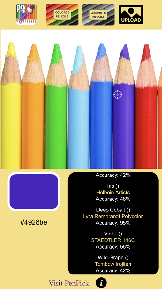 #4. PenPick - Pencil Picker (iOS) Podle: Susak Jasmina