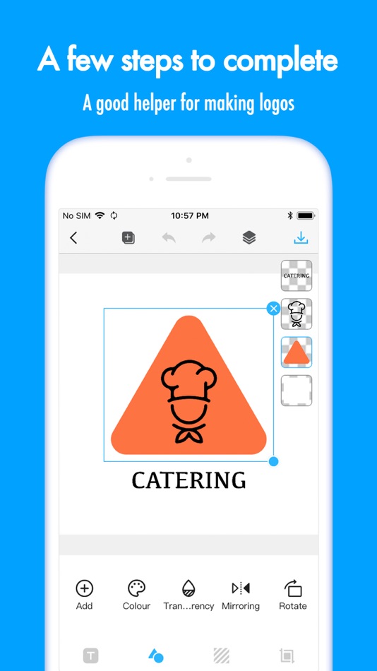 #2. Logo Maker & graphic design (iOS) By: 思汝 胡