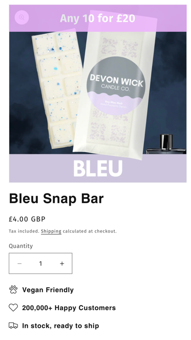 Devon Wick Candle Co. Limited Screenshot