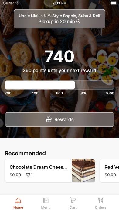 Uncle Nick's N.Y. Style Bagels Screenshot