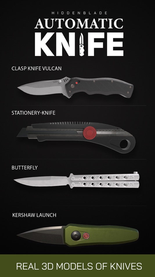 #1. Hidden blade automatic knife (iOS) 由: Valeriya Proshina