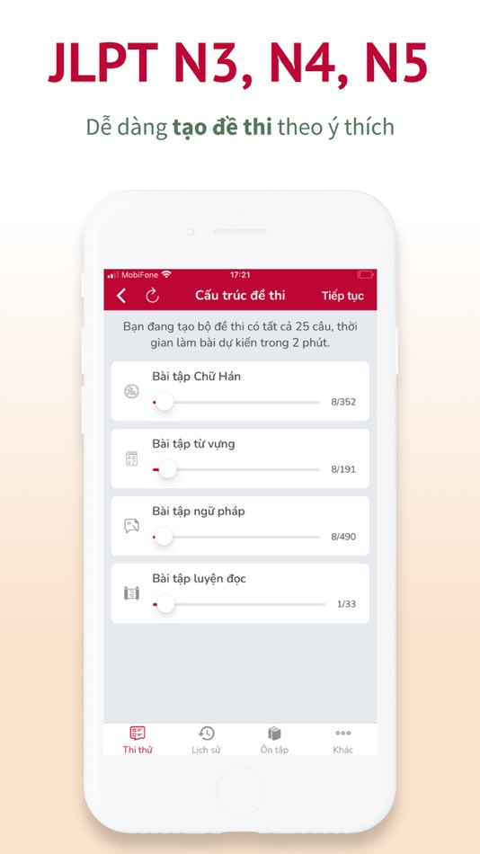 #8. JLPTify N3, N4, N5 (iOS) بواسطة: Binh Tran