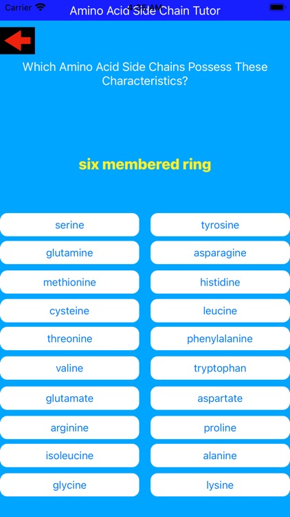 Amino Acid Side Chain Tutor screenshot-6