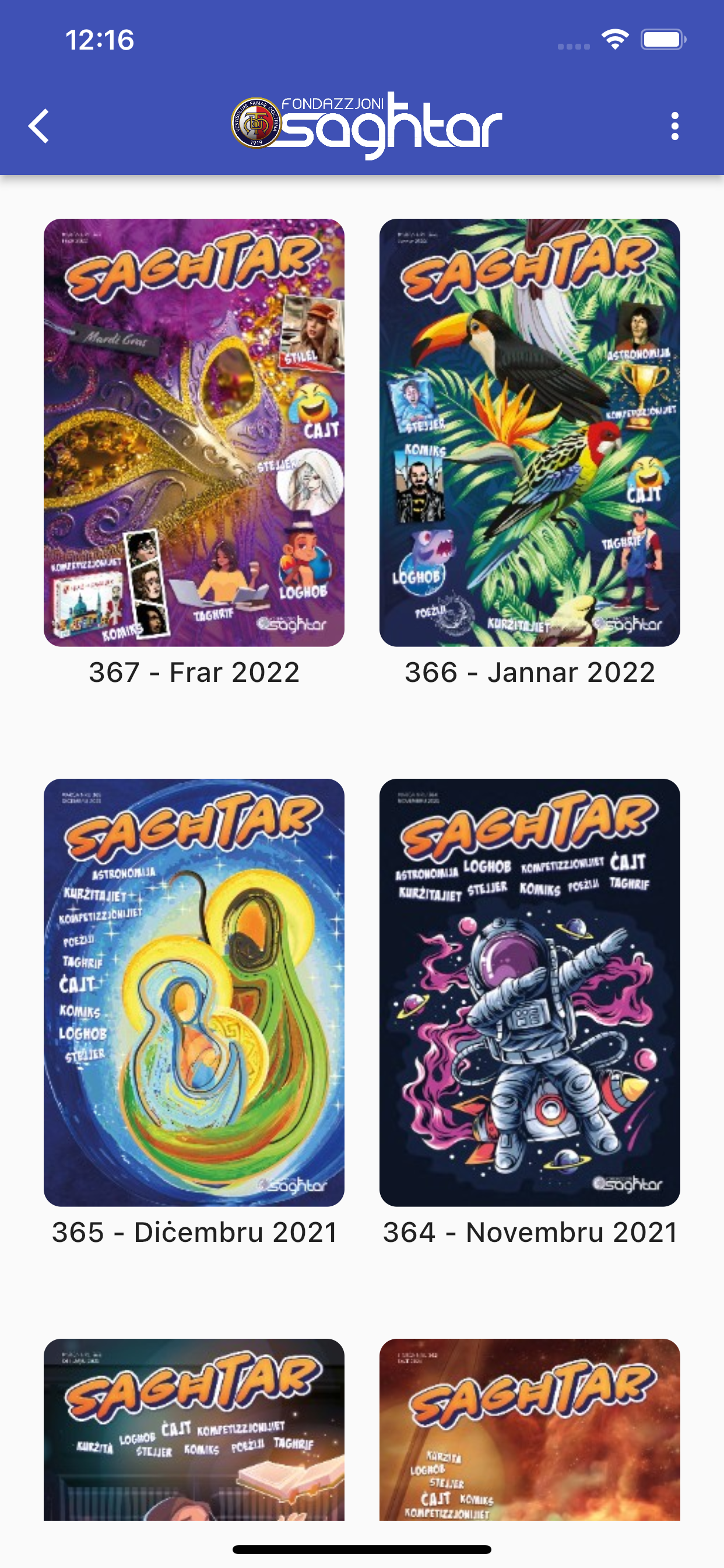 Sagħtar Mobile App