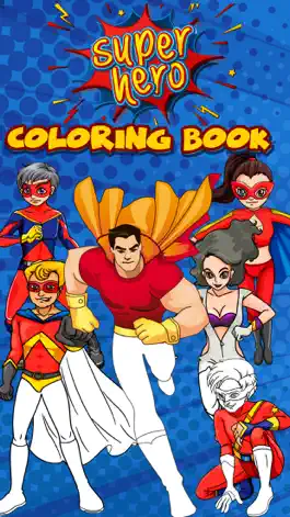 Game screenshot Super heroes coloring pages mod apk
