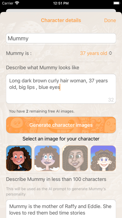 AI Stories For Kids Screenshot