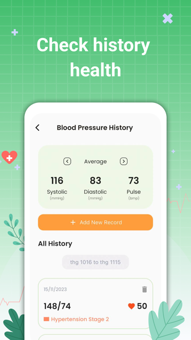 Blood Pressure Tracker: BP Screenshot