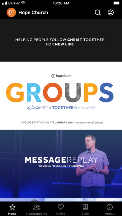 Hope Church Springfield Screenshot
