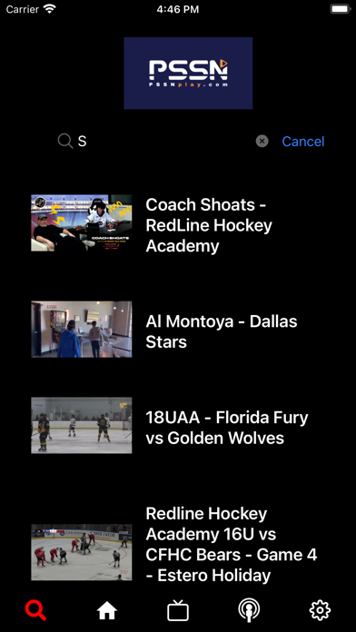 PSSN play Hockey Screenshot