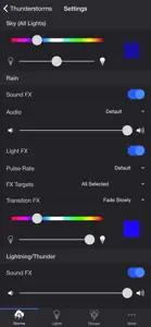 Thunderstorm for Hue screenshot #2 for iPhone