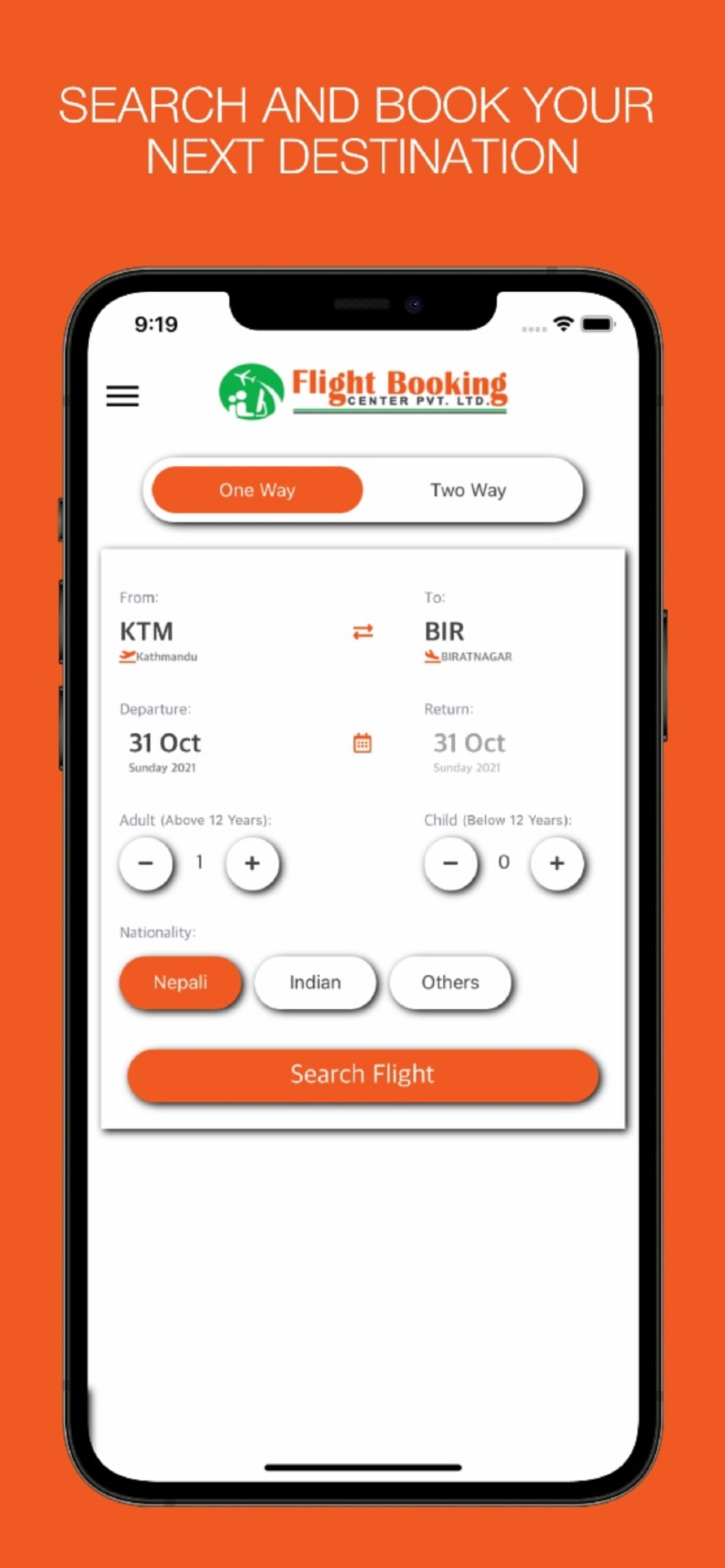 Flight Booking Nepal
