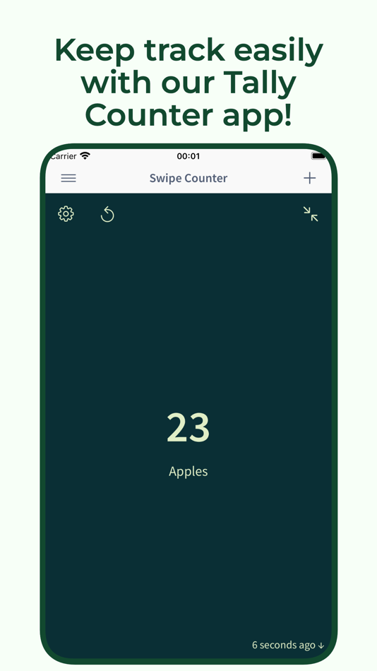#1. Swipe Tally Counter (iOS) 由: Oguz Kaytanci