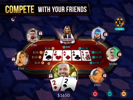 Zynga Poker- Texas Holdem-spel iPad app afbeelding 3