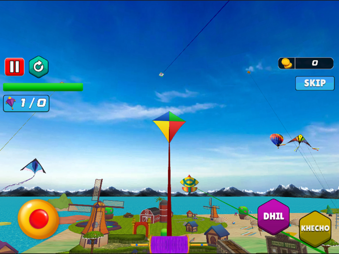 Kite Flying 3D Pipa Combate