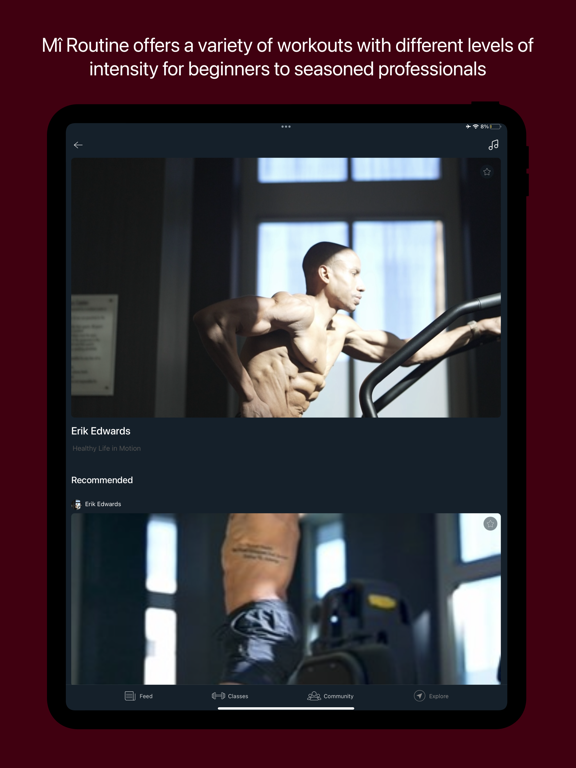 MiRoutine iPad screenshot 5 - Sports app