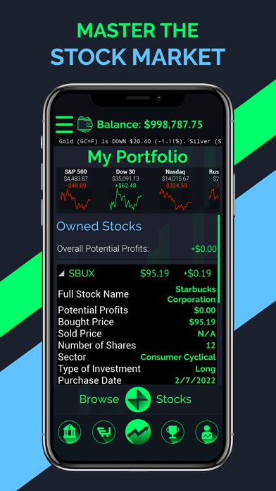 Spondooli: Stock Market Game Screenshot