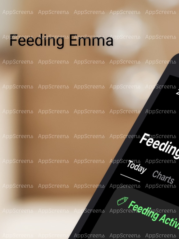 Feeding Emma iPad screenshot 1 - Medical app