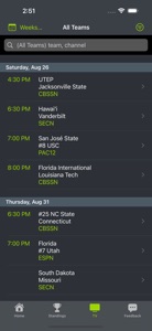 Georgia Football Schedules screenshot #5 for iPhone