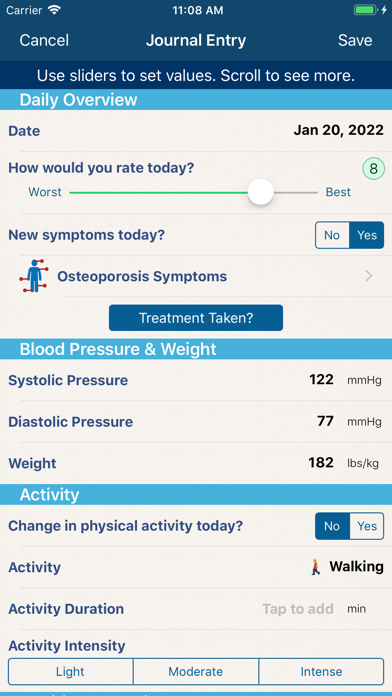 Screenshot #3 pour Osteoporosis Manager
