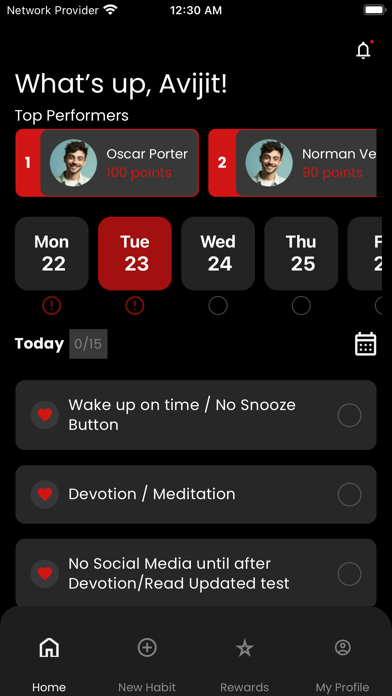 Uncaged Goal Tracker Screenshot