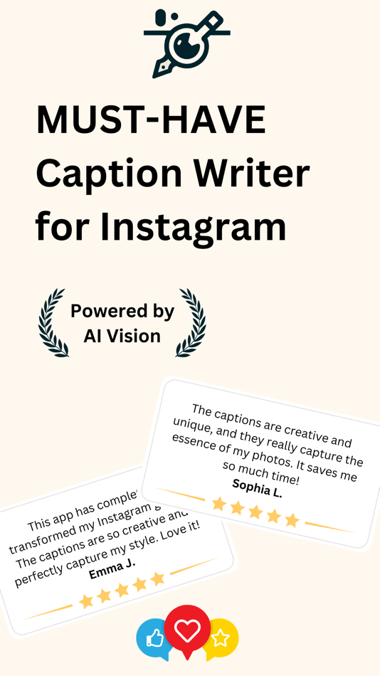 #1. AI Caption Writer for IG (iOS) 由: Alsy Apps Ltd