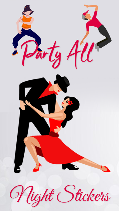 Screenshot #1 pour Party All Night Stickers
