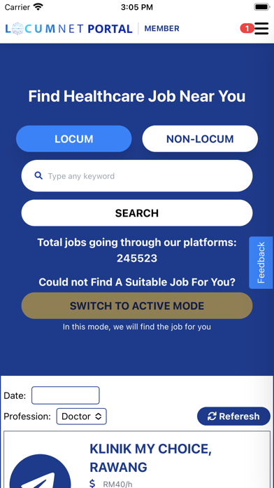 Locumnet Pro Screenshot