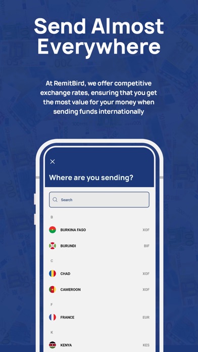 RemitBird: Money Transfer Screenshot