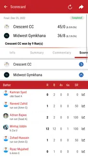 caso cricket league iphone screenshot 2