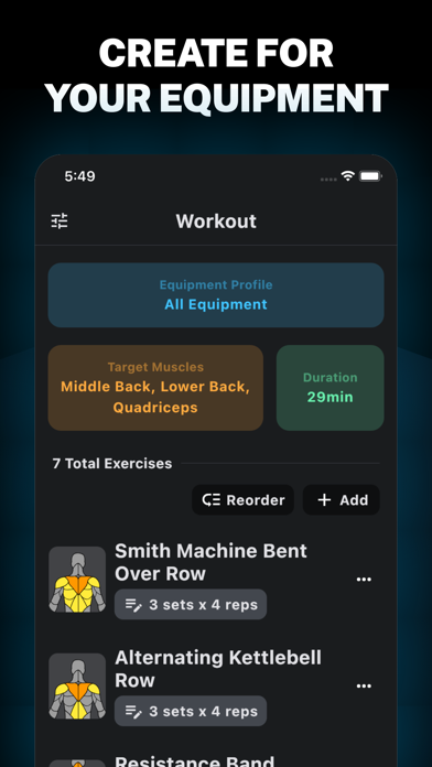 GymStreak: Workout & Nutrition Screenshot