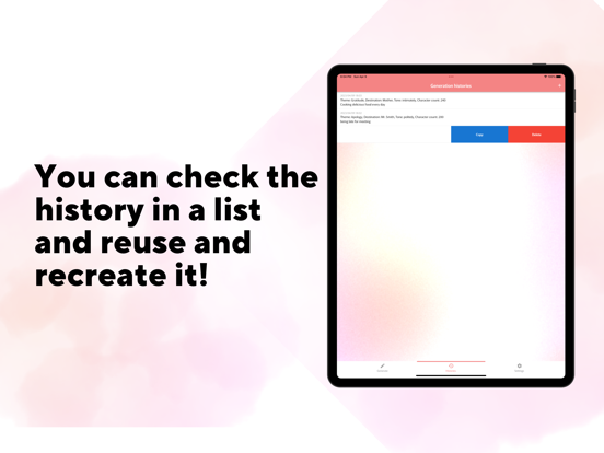 AI Message Generator iPad screenshot 4 - Utilities app