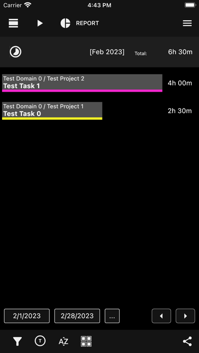 Gleeo Time Tracker Screenshot