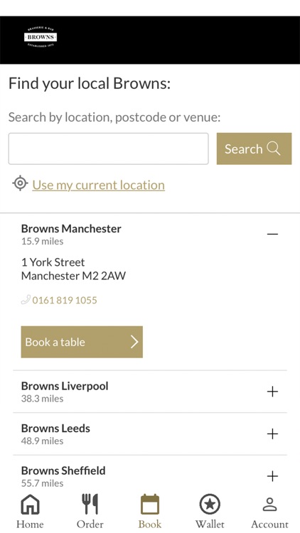 Browns Brasserie & Bar