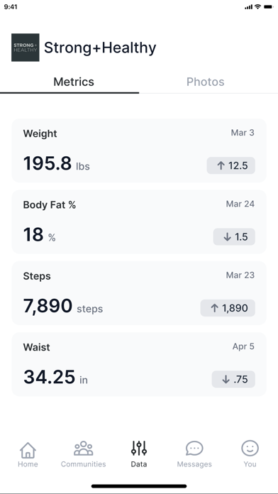 Strong+Healthy Screenshot