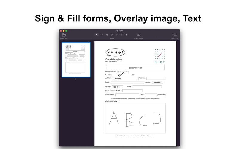 PDF Tools -  Fill Form & Merge Screenshot
