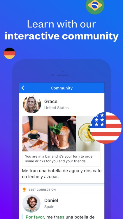 Learn English with Busuu