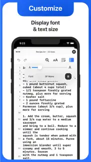 text editor. iphone screenshot 4