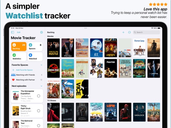 Screenshot #1 for Movie Tracker: What to watch