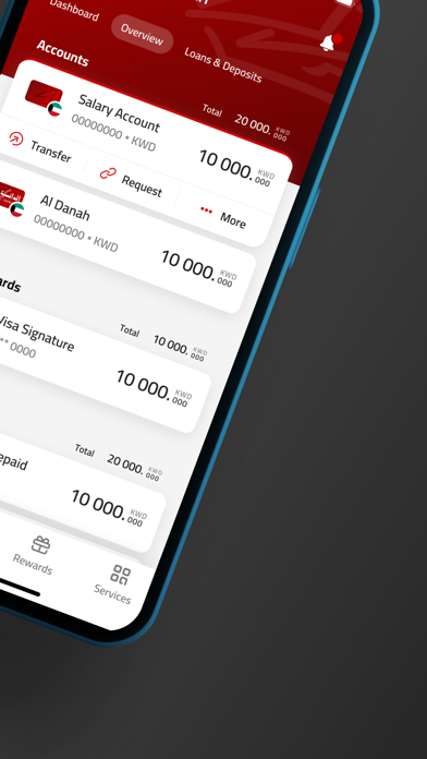 Gulf Bank Mobile Banking Screenshot