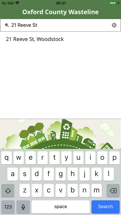 Oxford County Wasteline Screenshot