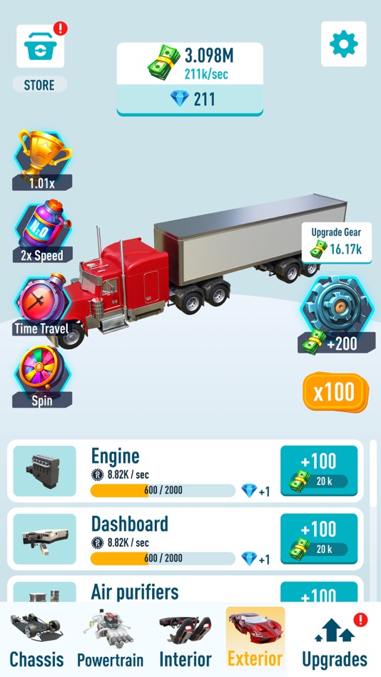 #5. Idle Truck — 3D simulator game (iOS) 由: Evgeny Grishakov