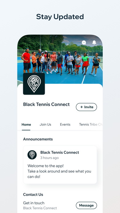 Black Tennis Connect Screenshot