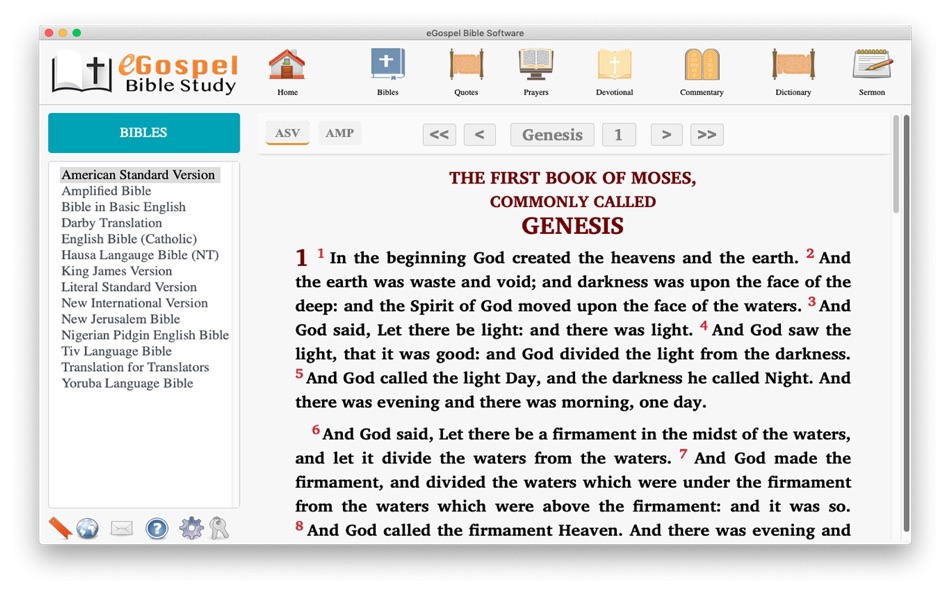 #2. eGospel Bible Software (macOS) 由: Kaase Gbertyoh