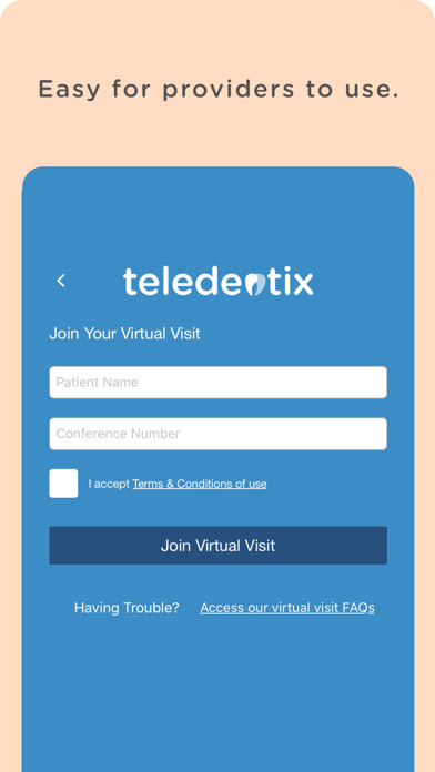 Teledentistry Connect Screenshot