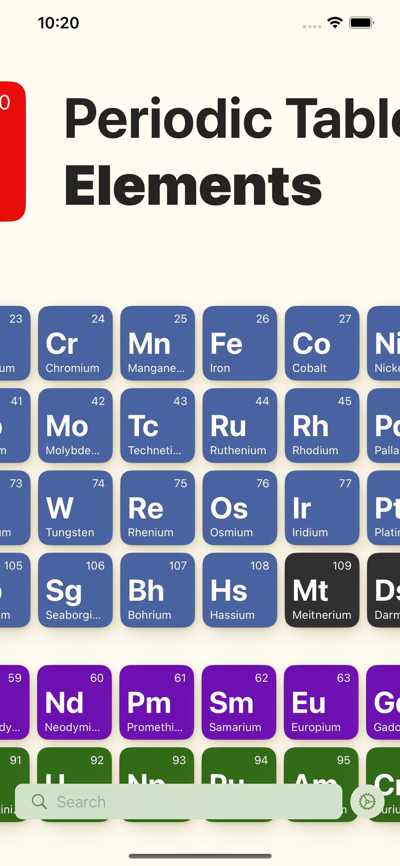 Elements: Periodic Table 2023