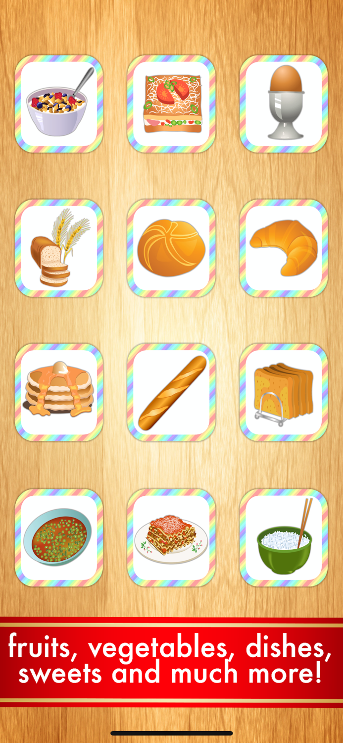 First Words Food Flashcards