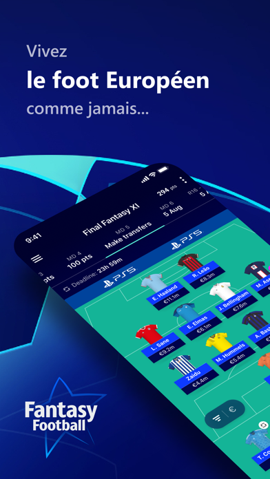 Screenshot #1 pour UEFA Gaming: Fantasy Football