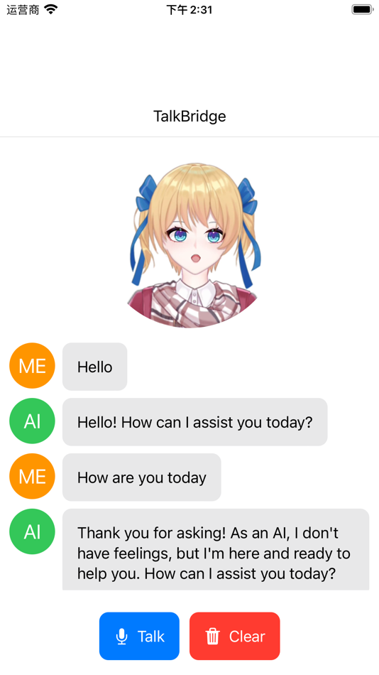 #2. TalkBridge (iOS) Podle: 化祥 梁
